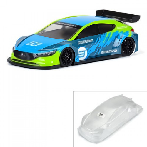 �˾���ũ PRM158925 [PROLINE-RACING] 1589-25 1/10 Speed3 Ŭ���� �ٵ�: 190mm FWD TC
