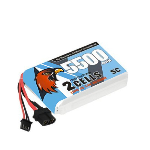 �˾���ũ CD2S55005 [CODDAR] 7.4V 5500mAh 5C ������� ��Ƭ ������ ���͸� (Radiomaster TX16S ��� ����)