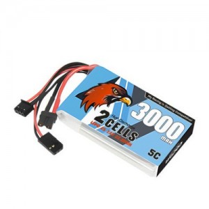 [CODDAR] 7.4V 3000mAh 5C ������� ��Ƭ ������ ���͸� (Futaba T16IZ ������ ��� ����)
