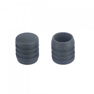 [TR] Landing Skid Rubber End (Black/��20 Boom)