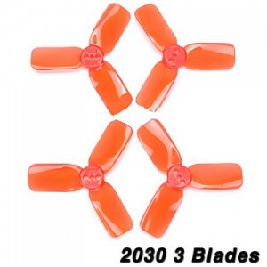 [DYS] 2030 1.5mm Hole 2 Inch 3 Blade For 1102 1104 1105 Motor (Red) - 4 Pair