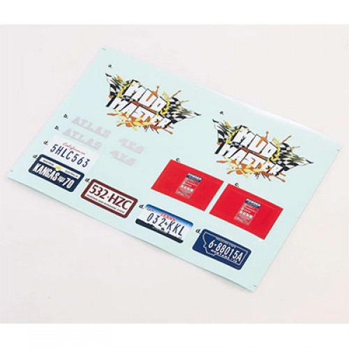 �˾���ũ C1572 [ROC HOBBY] 1:10 MASHIGAN RS Car Decal Sheet