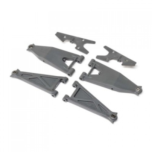 �˾���ũ LOS234053 [TEAM LOSI] Front Suspension Arm Set, Gray: RZR Rey