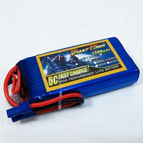 �˾���ũ 1300-2S-35C [GIANT POWER] 7.4V 1300mAh 35C ��Ƭ ������ ���͸� (EC2 ��)