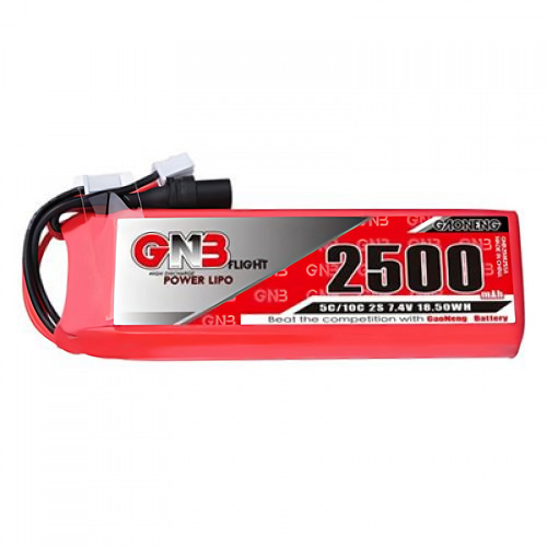 �˾���ũ GNB25002S5A [GNB] 7.4V 2500mah ������� ��Ƭ������ ���͸� - Frsky X9D Plus