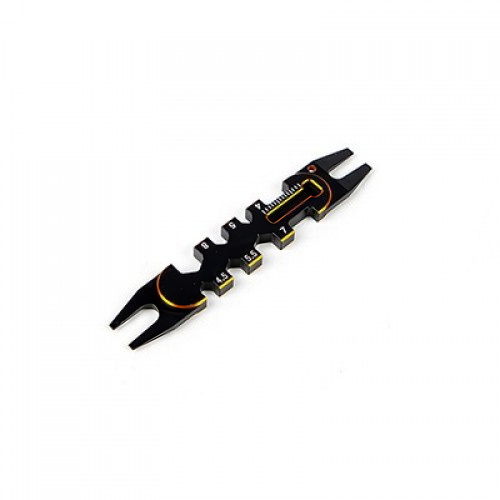 �˾���ũ SREA-338Y [TR] Multifunction 4/4.5/5/5.5/7/8mm Turn Buckle/End Remover (Yellow)