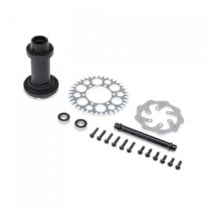 [TEAM LOSI] Complete Rear Hub Assembly: Promoto-MX