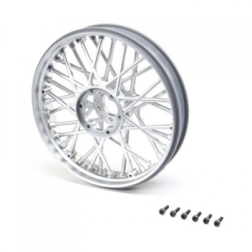 �˾���ũ LOS46002 [TEAM LOSI] Front Wheel Set, Satin Chrome: Promoto-MX