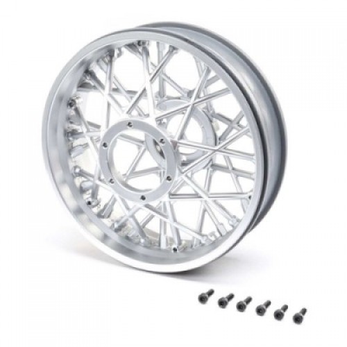 [�˾���ũ] LOS46003 [TEAM LOSI] Rear Wheel Set, Satin Chrome: Promoto-MX