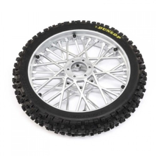 [�˾���ũ] LOS46006 [TEAM LOSI] Dunlop MX53 Front Tire Mounted, Chrome: PM-MX