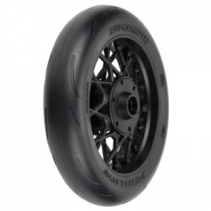 [PROLINE-RACING] 10222-10 1/4 Supermoto S3 Motorcycle Front Tire MTD Black (1): PROMOTO-MX