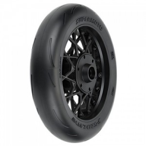 [PROLINE-RACING] 10222-10 1/4 Supermoto S3 Motorcycle Front Tire MTD Black (1): PROMOTO-MX