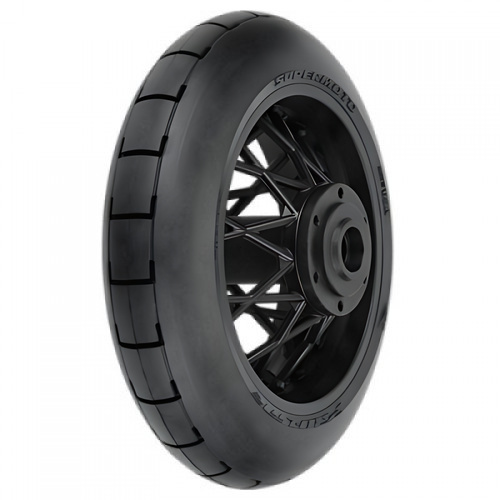 �˾���ũ PRO1022310 [PROLINE-RACING] 10223-10 1/4 Supermoto S3 Motorcycle Rear Tire MTD Black (1): PROMOTO-MX
