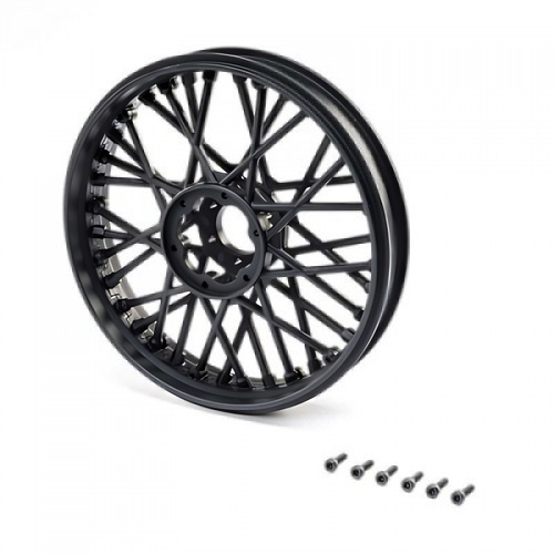 �˾���ũ LOS46000 [TEAM LOSI] Front Wheel Set, Black: Promoto-MX