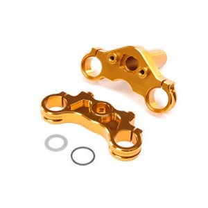 [TEAM LOSI] Aluminum Triple Clamp Set, Gold: Promoto-MX