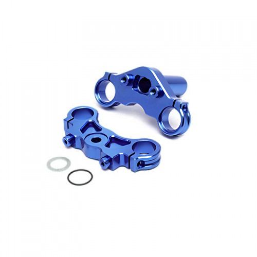 �˾���ũ LOS364003 [TEAM LOSI] Aluminum Triple Clamp Set, Blue: Promoto-MX