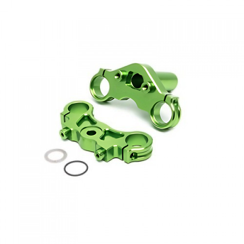 �˾���ũ LOS364008 [TEAM LOSI] Aluminum Triple Clamp Set, Green: Promoto MX