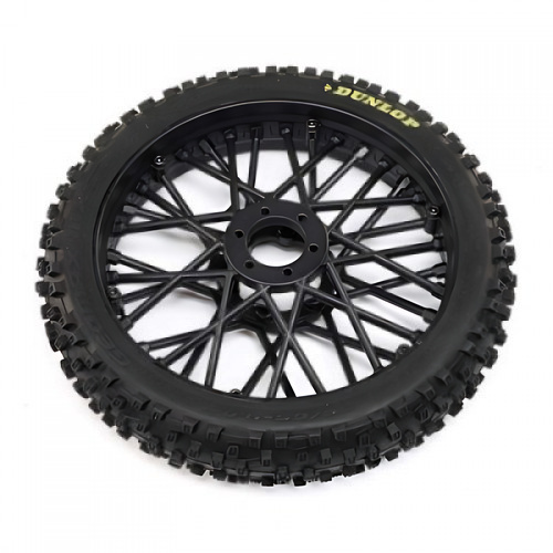 �˾���ũ LOS46004 [TEAM LOSI] Dunlop MX53 Front Tire Mounted, Black: Promoto-MX