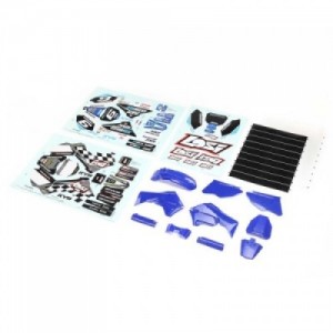 [TEAM LOSI] Blue Plastics with Wraps: Promoto-MX