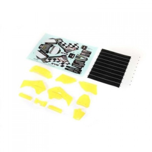 �˾���ũ LOS260003 [TEAM LOSI] Yellow Plastics with Wraps: Promoto-MX