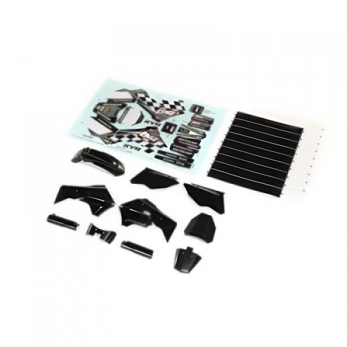 �˾���ũ LOS260006 [TEAM LOSI] Black Plastics with Wraps: Promoto-MX