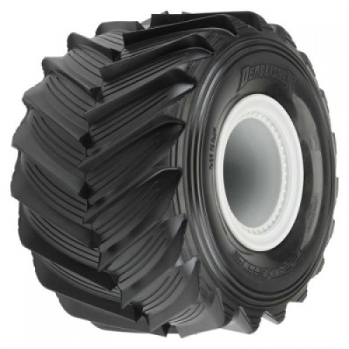 [�˾���ũ] PRO1018715 [PROLINE-RACING] 10187-15 1/10 Demolisher Fr/Rr 2.6/3.5 MT Tires Mounted 12mm Gray Whls (2)