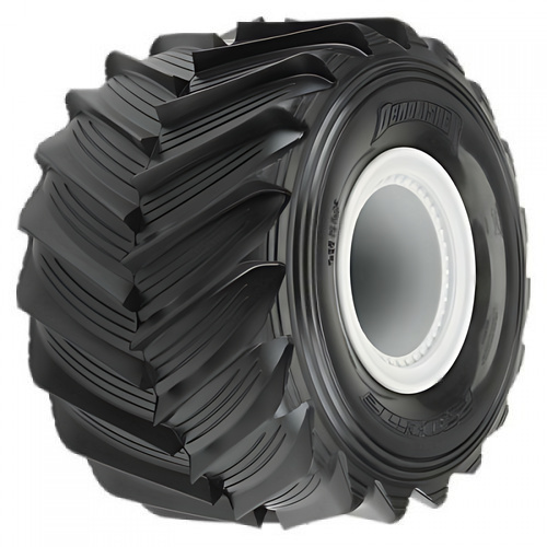 �˾���ũ PRO1018715 [PROLINE-RACING] 10187-15 1/10 Demolisher Fr/Rr 2.6/3.5 MT Tires Mounted 12mm Gray Whls (2)