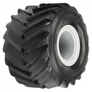 [PROLINE-RACING] 10187-15 1/10 Demolisher Fr/Rr 2.6/3.5 MT Tires Mounted 12mm Gray Whls (2)