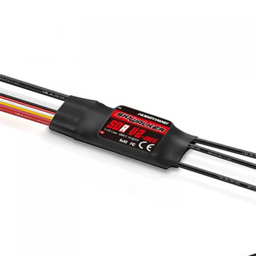 �˾���ũ 30216400 [HOBBYWING] ��ī�̿�Ŀ V2 50A �귯������ ���ӱ� - 3-6S �Է�, 5V 6A BEC ����