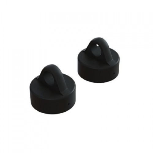 �˾���ũ ARA330768 [ARRMA] ARA330768 Aluminum Shock Cap, Black (2)