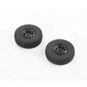 [ROC HOBBY] 1:24 2.5 INCHES WHEEL WITH ALUMINUM RIM / 1 PAIR