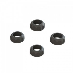 [ARRMA] ARA330828 Shock Cap (4): 4X4, Black