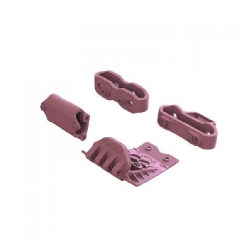 �˾���ũ ARA320783 [ARRMA] ARA320783 Lower Skid And Bumper Mount Set, Pink
