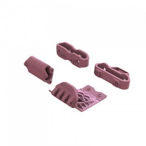 [ARRMA] ARA320783 Lower Skid And Bumper Mount Set, Pink