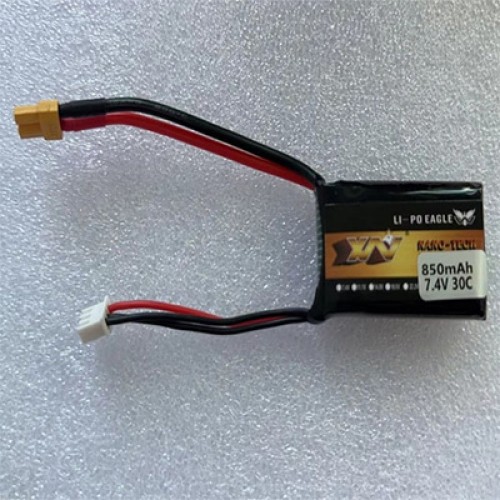 �˾���ũ  [XN] 7.4V 850mah 30C ��Ƭ������ ���͸� - XT30