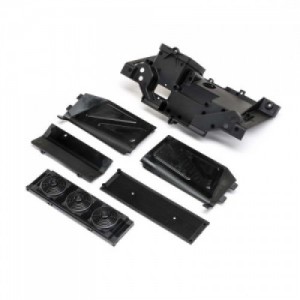 [TEAM LOSI] Rear Bulkhead, Fan Panel & Mud Guard: 1/10 Baja Rey 2.0