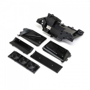 [TEAM LOSI] Rear Bulkhead, Fan Panel & Mud Guard: 1/10 Baja Rey 2.0
