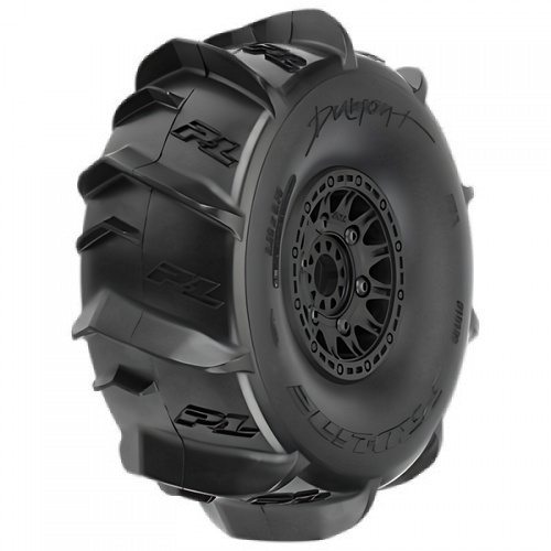 �˾���ũ PRO1018911 [PROLINE-RACING] 10189-11 1/7 Dumont Sand/Snow F/R Tires MTD 17mm Black Raid (2): Mojave/UDR