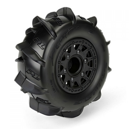 �˾���ũ PRO1018510 [PROLINE-RACING] 10185-10 1/10 Dumont Front/Rear 2.2/3.0 SC Mounted 12mm Black Raid (2)