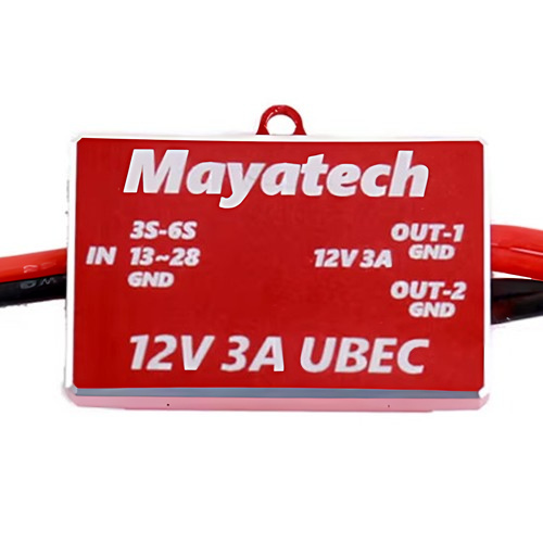 [�˾���ũ] MY-12V-Red [Mayatech] 12V 3A UBEC ���а��� ���ַ����� (�Է� 13~28V)