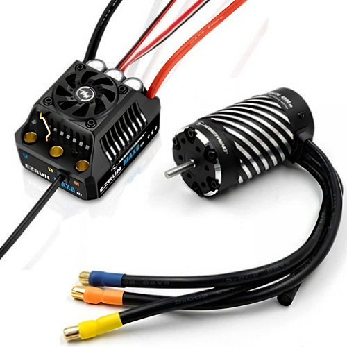 �˾���ũ 30105100 30402450 [HOBBYWING] [����,���ӱ� ������Ʈ ]EzRun MAX6 G2 200A 3-8S Sensorless WP ESC EZRUN-4990SD-1650KV-BLACK-G2 (1/6,1/7 ������ �� 1/8 ū���� )