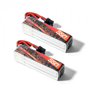 [BETAFPV] LAVA 3�� 11.4V 550mAh 75C LiHV ���̺������� ��Ƭ������ ���͸� (2��) - XT30