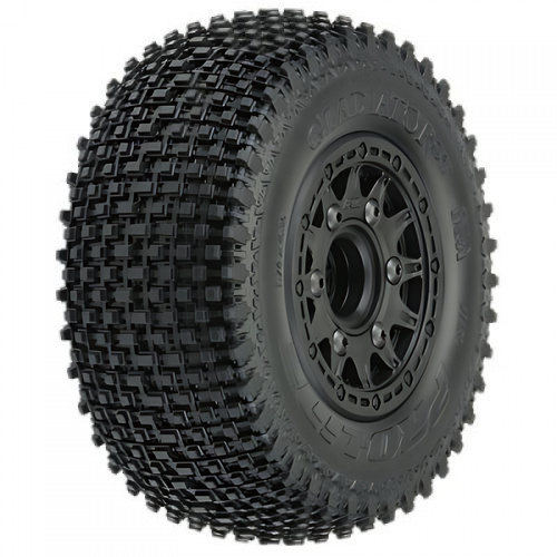 �˾���ũ PRO116912 [PROLINE-RACING] 1169-12 1/10 Gladiator M3 Front/Rear 2.2/3.0 SC Mounted 12mm Blk Raid (2)