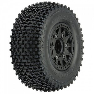 [PROLINE-RACING] 1169-12 1/10 Gladiator M3 Front/Rear 2.2/3.0 SC Mounted 12mm Blk Raid (2)