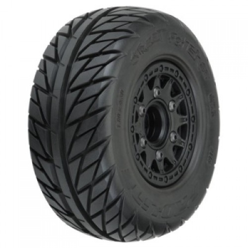 �˾���ũ PRO116710 [PROLINE-RACING] 1167-10 1/10 Street Fighter Fr/Rr 2.2/3.0 SC Mounted 12mm Black Raid (2)