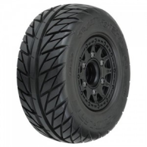 [PROLINE-RACING] 1167-10 1/10 Street Fighter Fr/Rr 2.2/3.0 SC Mounted 12mm Black Raid (2)