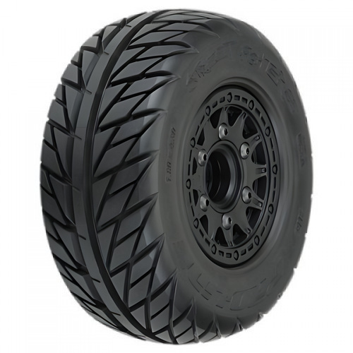 �˾���ũ PRO116710 [PROLINE-RACING] 1167-10 1/10 Street Fighter Fr/Rr 2.2/3.0 SC Mounted 12mm Black Raid (2)