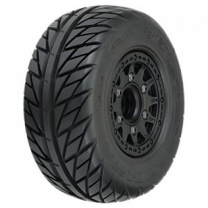 [PROLINE-RACING] 1167-10 1/10 Street Fighter Fr/Rr 2.2/3.0 SC Mounted 12mm Black Raid (2)
