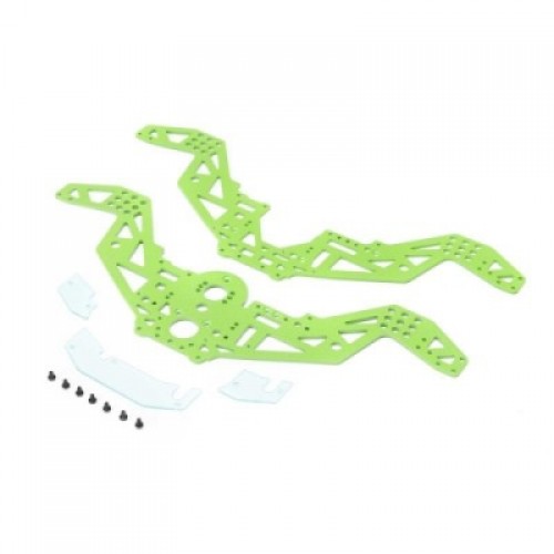 �˾���ũ LOS211052 [TEAM LOSI] Chassis Plate Set, Green: Mini LMT