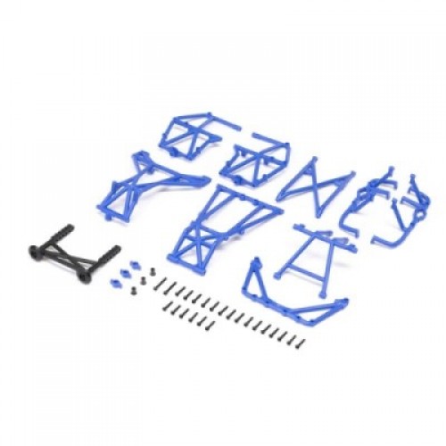 �˾���ũ LOS211050 [TEAM LOSI] Cage Set Complete, Blue: Mini LMT